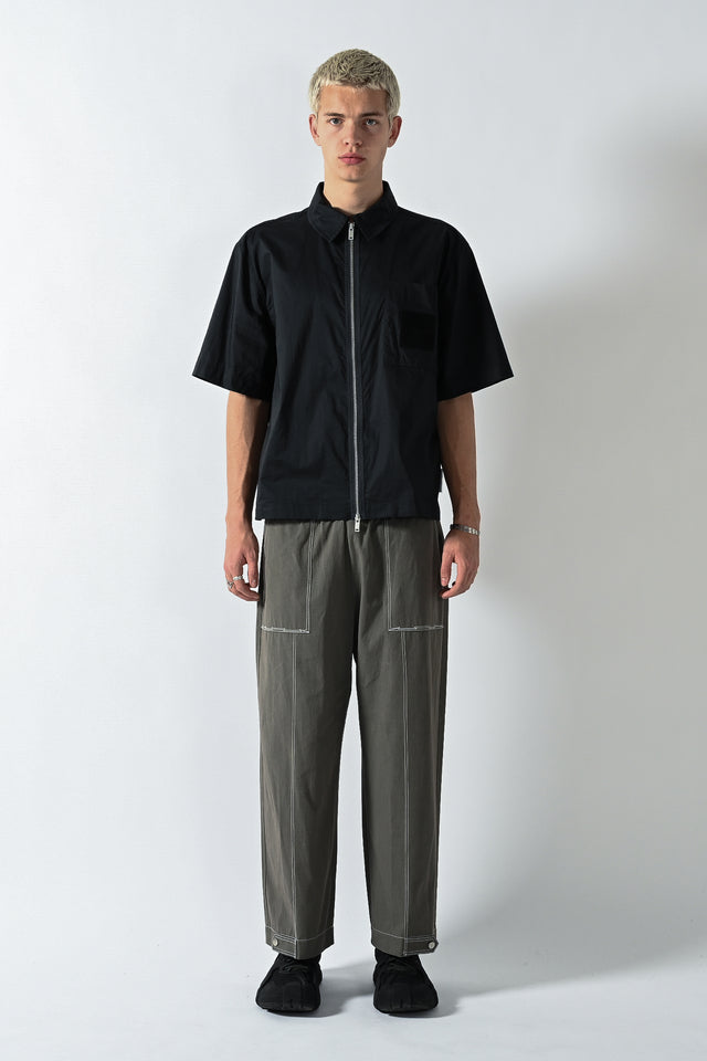 Factory Zip Shirt - Black