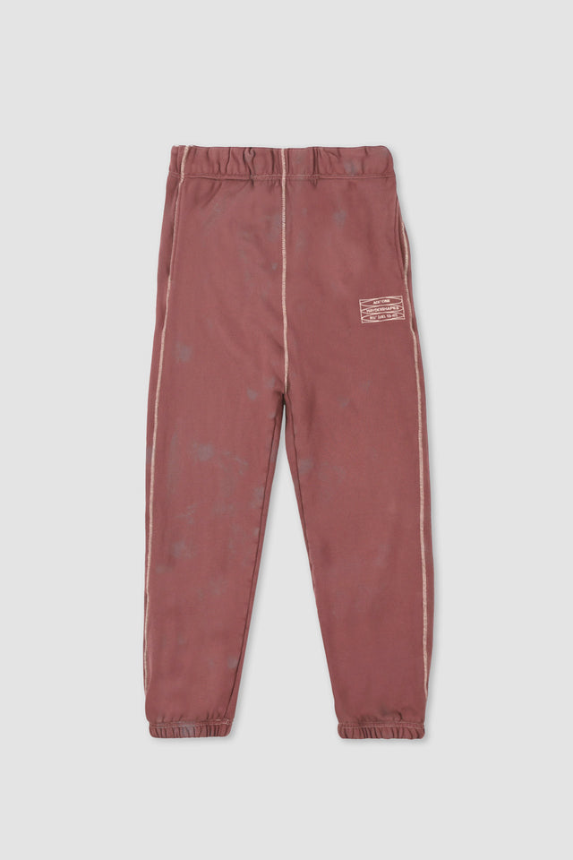 Volume Track Pants - Burgundy Unisex