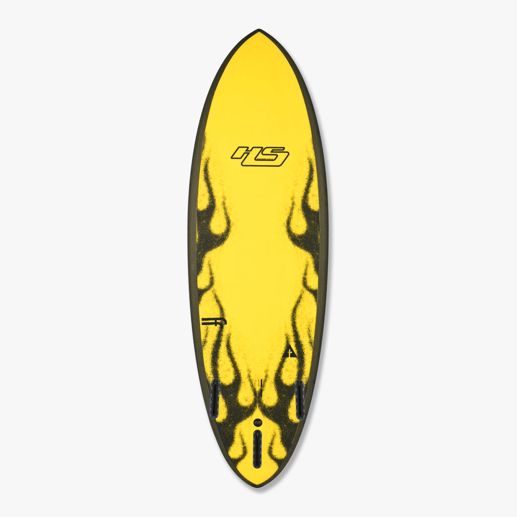 むちむち花火　フィン込　HAYDENSHAPES HYPTO KRYPTO HYPTO-YELLOWFLAME-