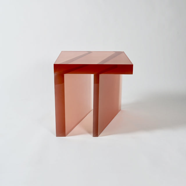 Refract Resin Side Table - SP01 X Hayden Cox