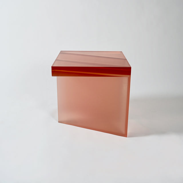 Refract Resin Side Table - SP01 X Hayden Cox