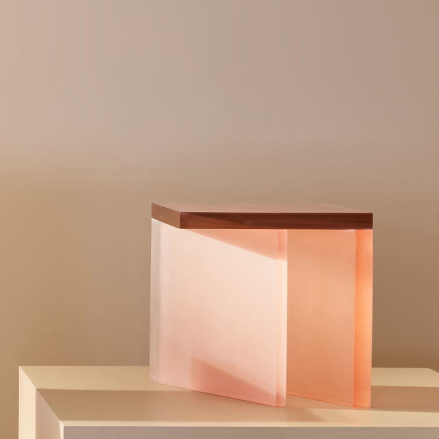 Refract Resin Side Table - SP01 X Hayden Cox