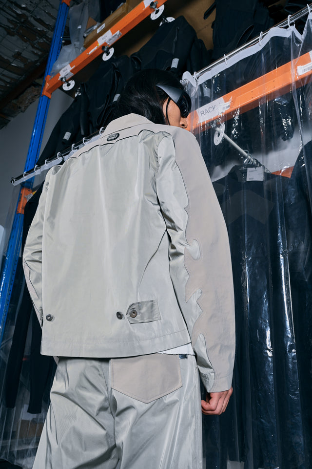 Wave Seam Nylon Pant