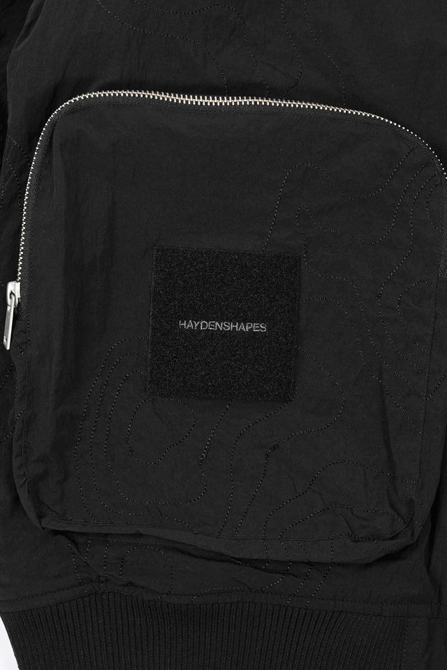 Synoptic Bomber Jacket - Black