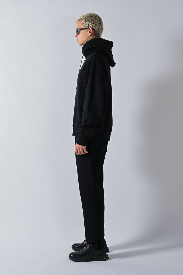 Basic Hooded Sweater - Black