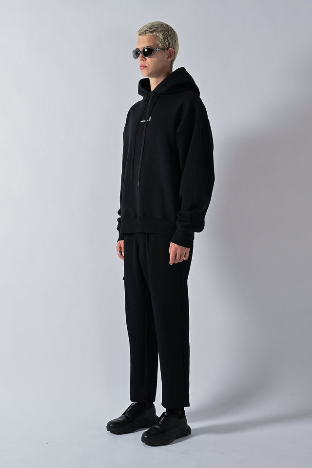 Basic Hooded Sweater - Black