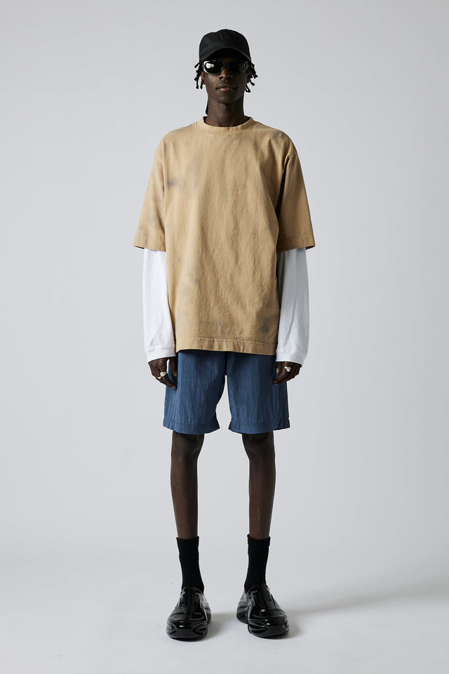 Volume Tee - Ash Brown Spray