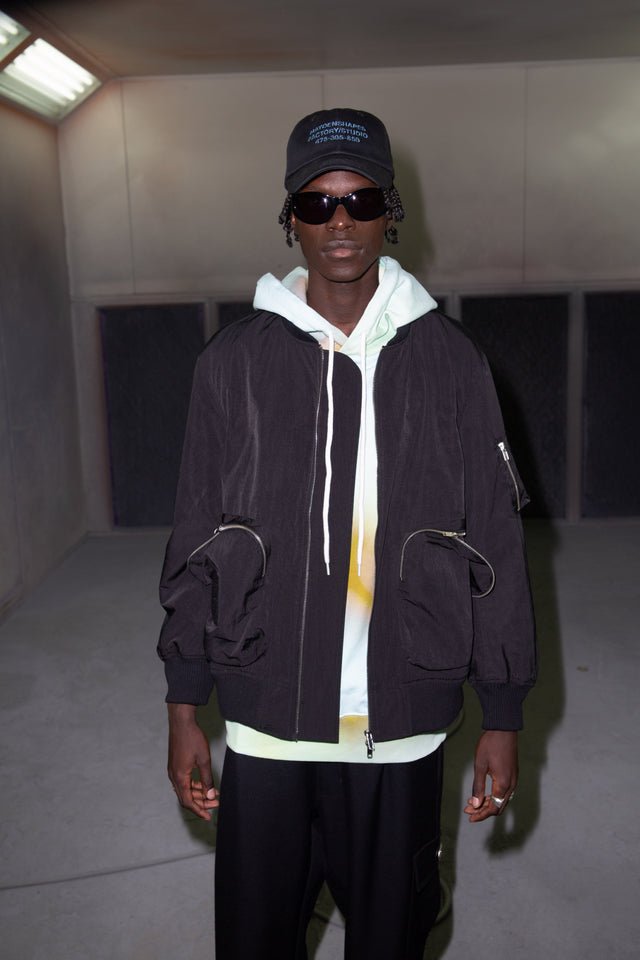 Synoptic Bomber Jacket - Black