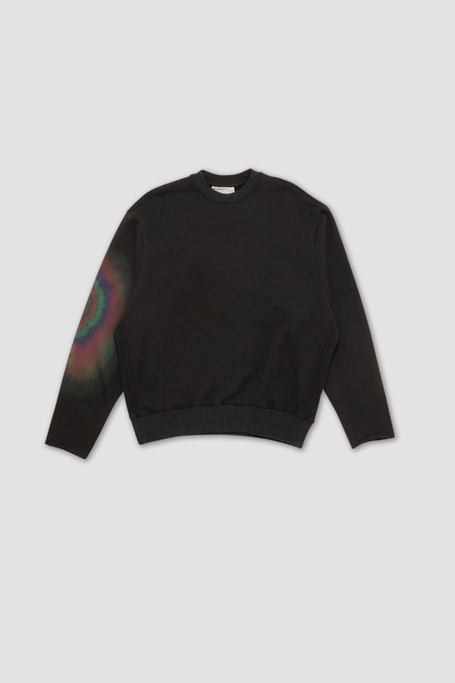 Cut Off Crew Sweater - Chemical Rainbow