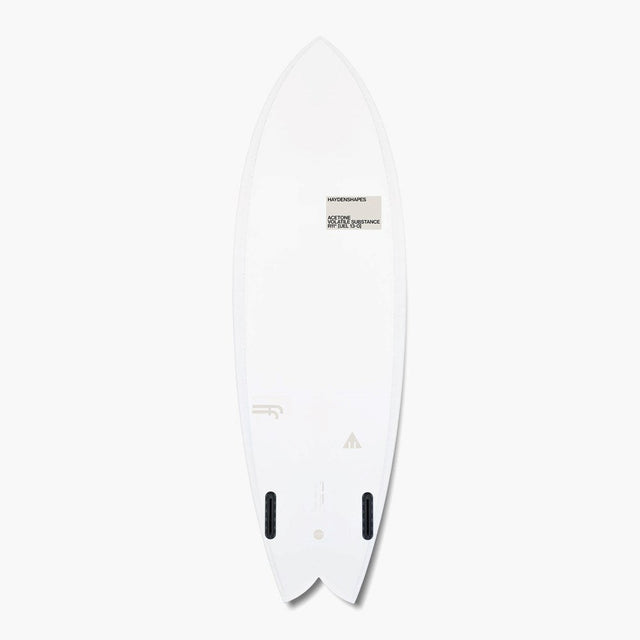 Hypto Krypto Twin FutureFlex - Acétone Blanc / Logos Beige - Futures - 6'6"