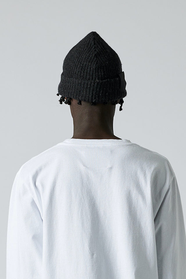 Merino Skully Beanie - Black