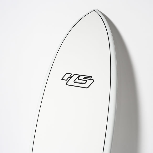 Hypto Krypto FutureFlex Opaque White Black Pinline Haydenshapes