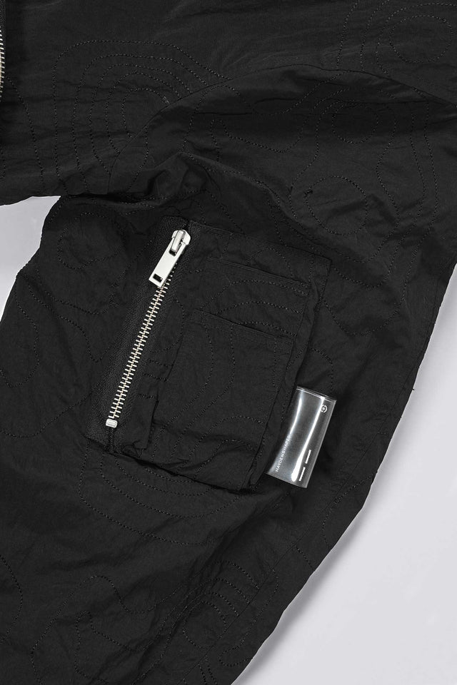 Synoptic Bomber Jacket - Black