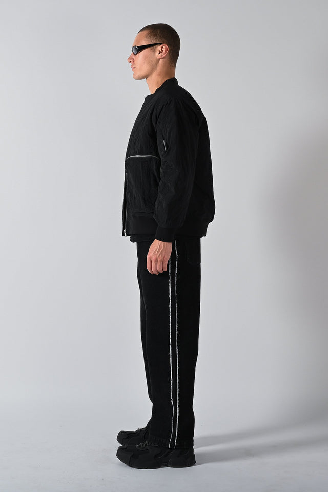 Synoptic Bomber Jacket - Black