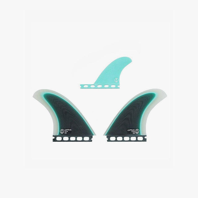 Captain Fin Twin Fin + Trailer Set - Especial Seafoam