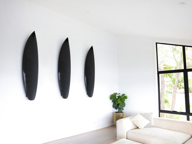 Haydenshapes Floating Surfboard Wall Hanger - Black